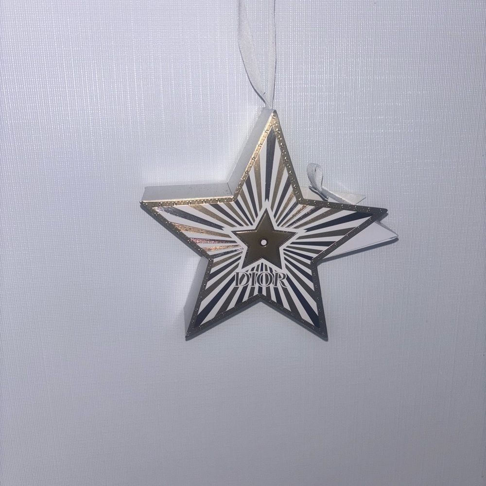 Dior Metallic Star Ornament